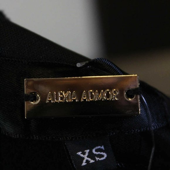 Alexia Admor Lace Contrast Sheath Dress Black XS - Picture 7 of 7